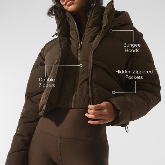 Alo Yoga Glacier Puffer Espresso - Picture 5 of 5